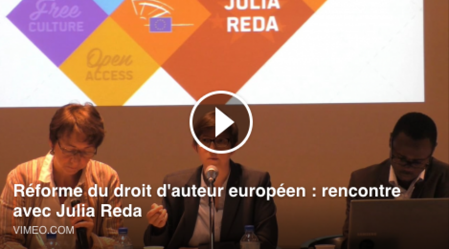 Rencontre avec Julia Reda du 2 octobre à Marseille : les vidéos du débat sur le site de l’ARL PACA
