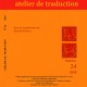 Parution de la revue internationale roumaine “Atelier de traduction # 26” : appel à contribution