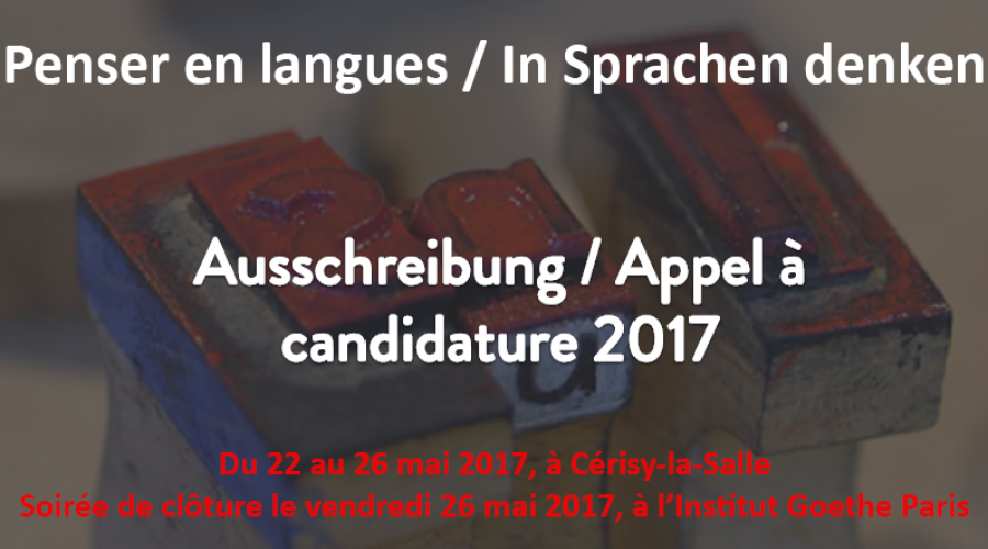 « Penser en langues/In Sprachen denken » – 3e Rencontre de traducteurs en SHS : appel à inscription