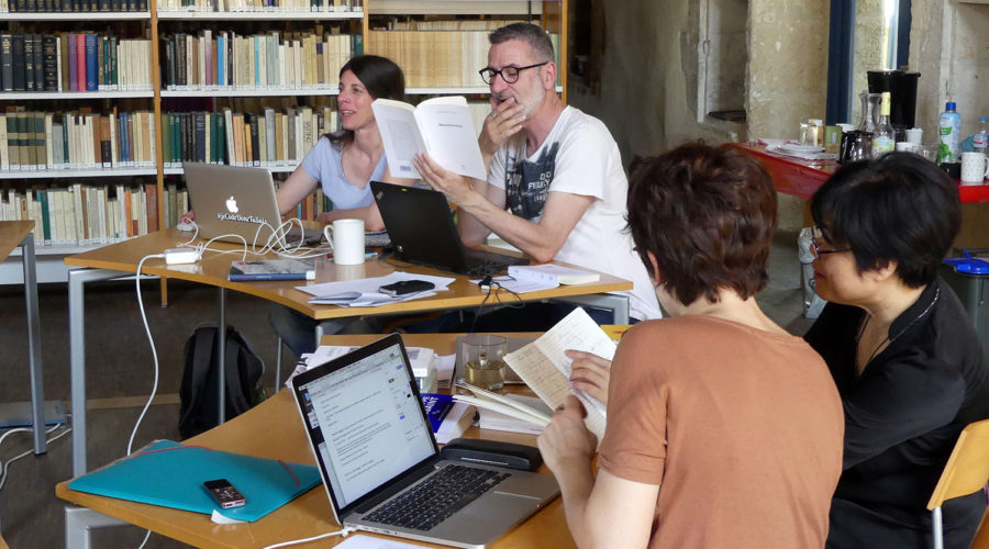 Deuxième tutorat de l’atelier français-chinois 2018 : Complicité et concentration pour d’intenses phases de travail en binôme