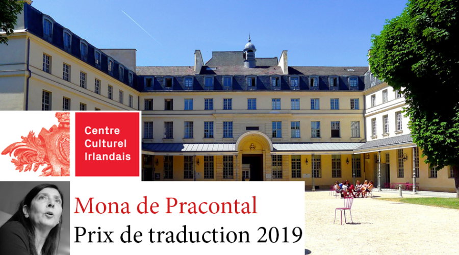 Mona de Pracontal, lauréate de la première édition du Prix de traduction du Centre Culturel irlandais et de la Fondation Irlandaise